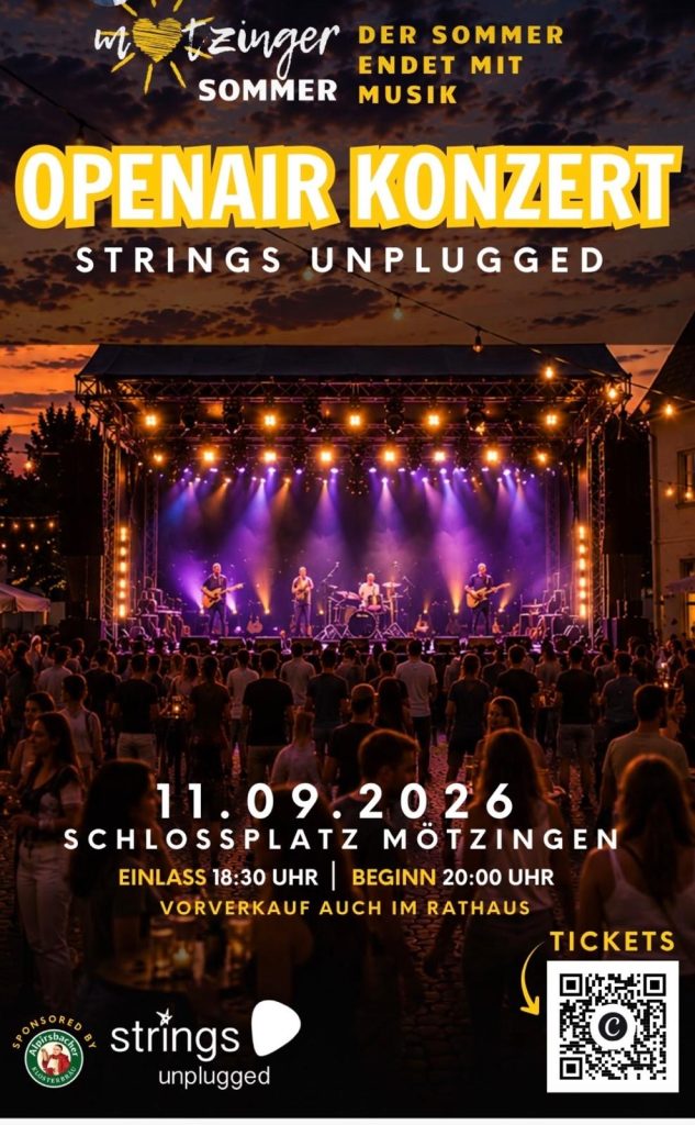 Der Sommer geht – die Musik bleibt! openair konzert